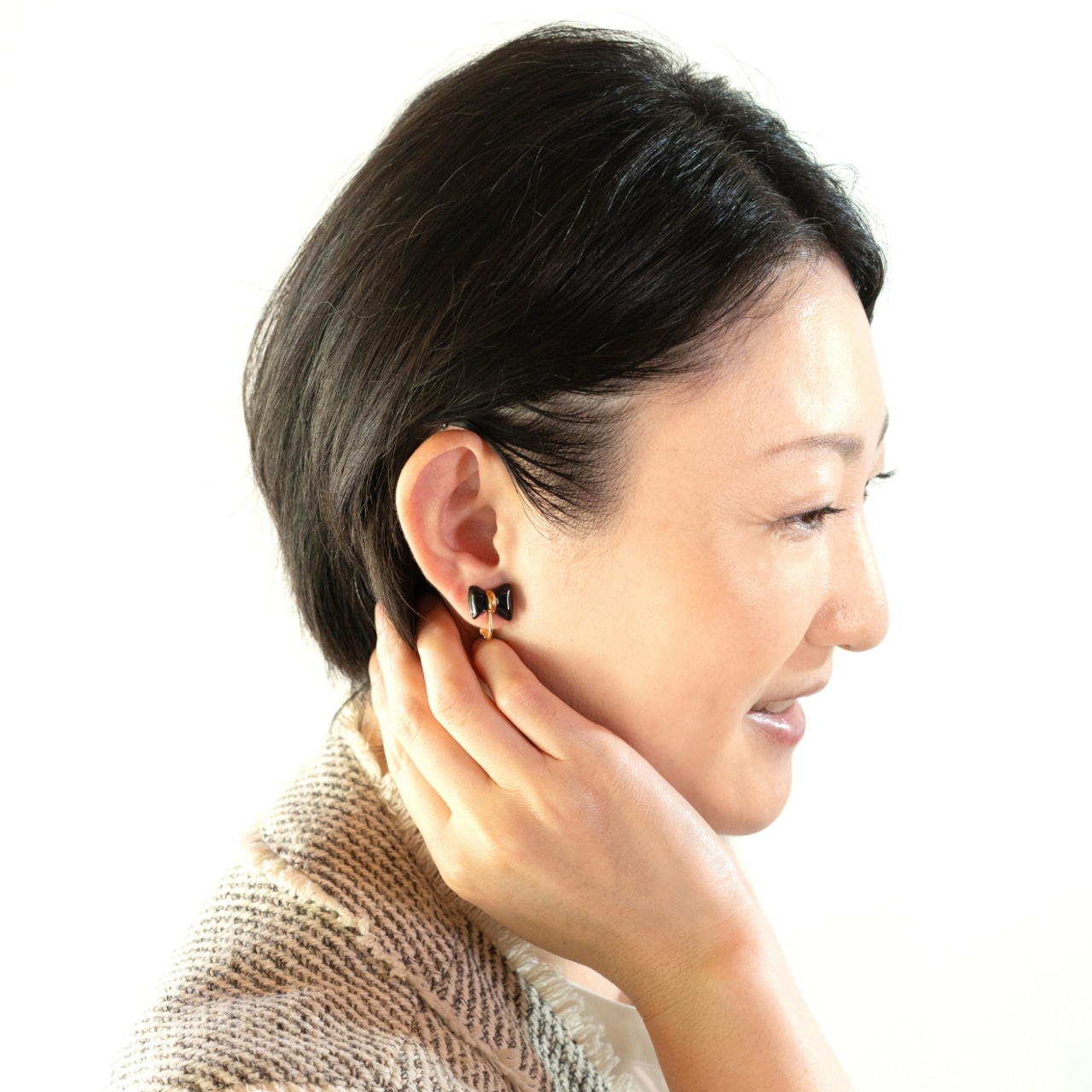 リボン ピアス/イヤリング