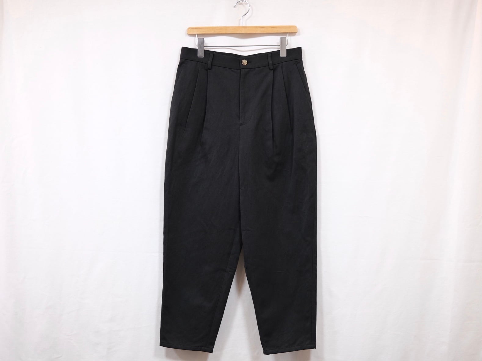 DIGAWEL” 2Tuck Tapered Pants Black” | Lapel online store