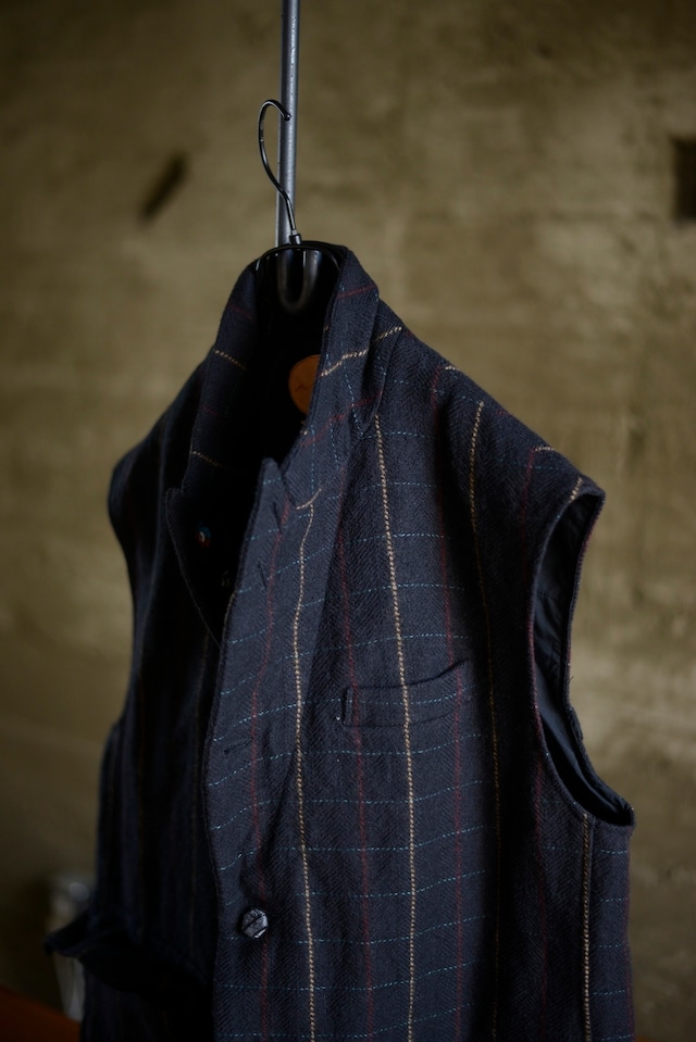 blackbird / sleeveless director's jacket (check)