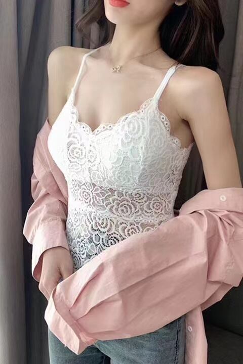 ローズ柄レース　バッククロスブラトップ　AJ1040-D01