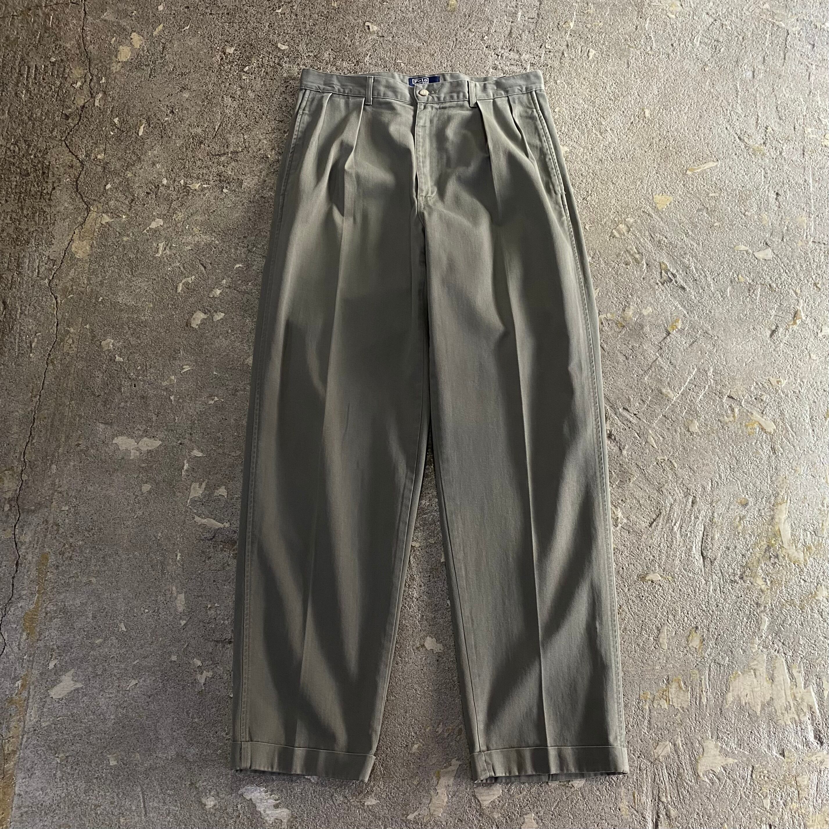 90s Polo by Ralph Lauren 2tuck chino pants【仙台店】 | What'z up