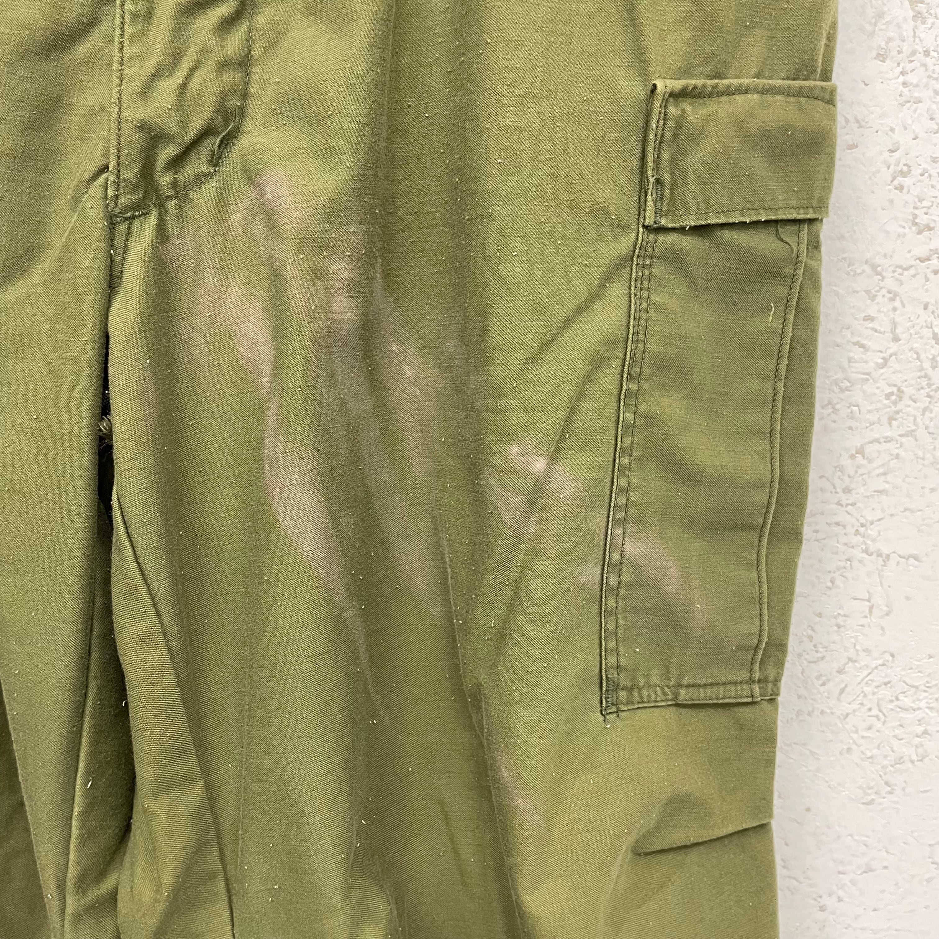 74'y U.S.Military M-65 field pant size/LARGE-REGULAR 74'y U.S.Military M-65 field pant size/LARGE-REGULAR