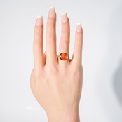 【11号】レッドマーカサイト パイライトインクォーツ リング