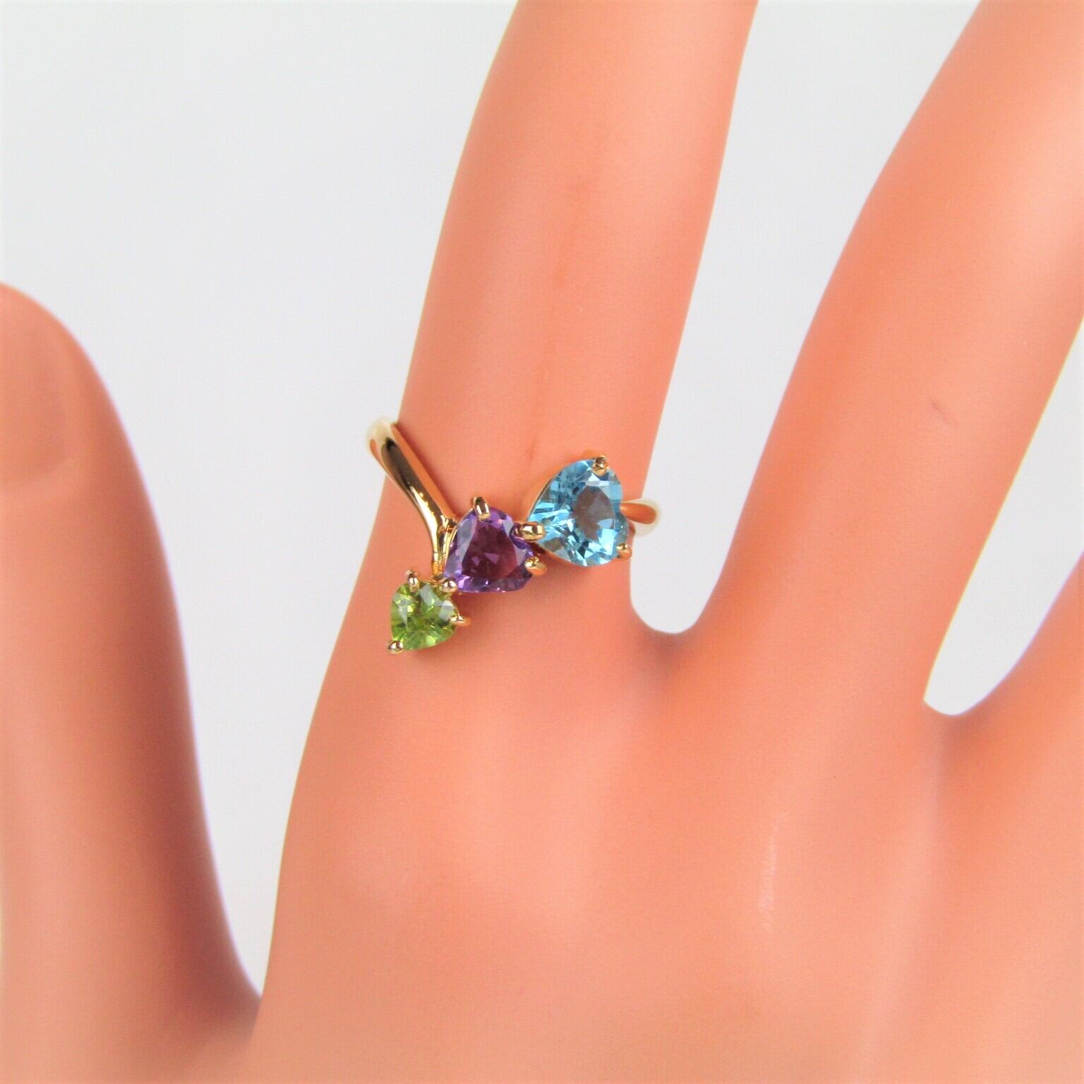 N1878 天然 ブルートパーズ アメジスト ペリドット | 39JEWELRY