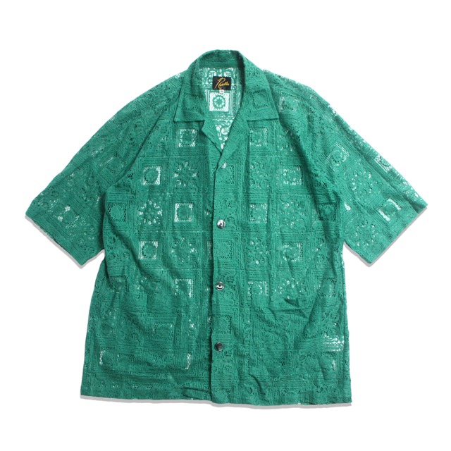 Needles 20AW C.O.B. Italian Collar Shirt - Damask Jq | brandselect 