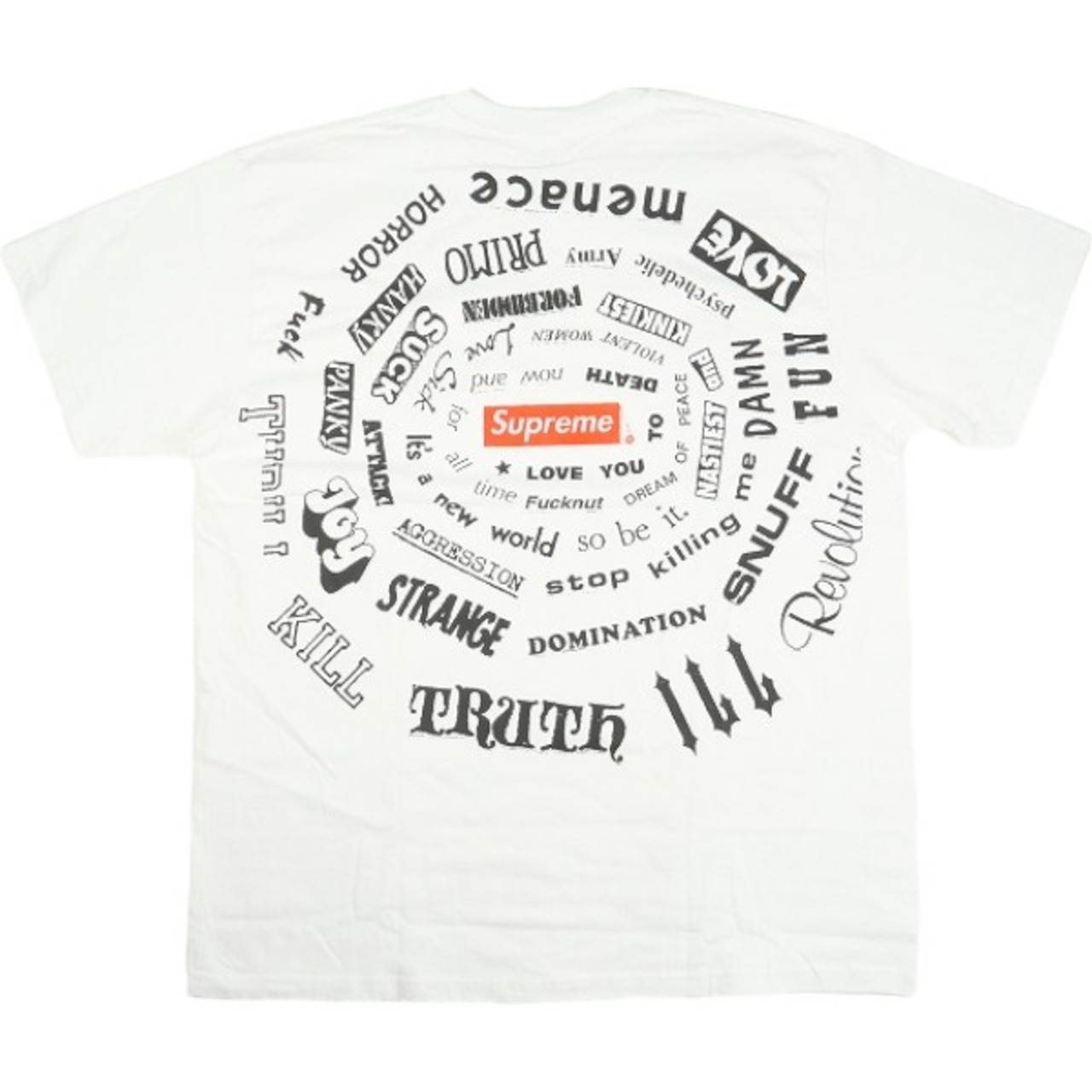Size【L】 SUPREME シュプリーム 21SS Spiral Tee White Tシャツ 白 