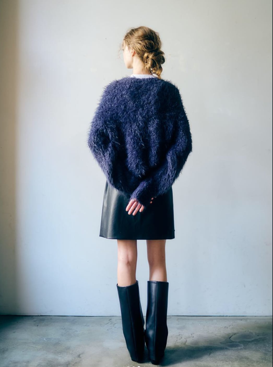 【anana】フェイクレザーミニスカート(リボン) a89-041