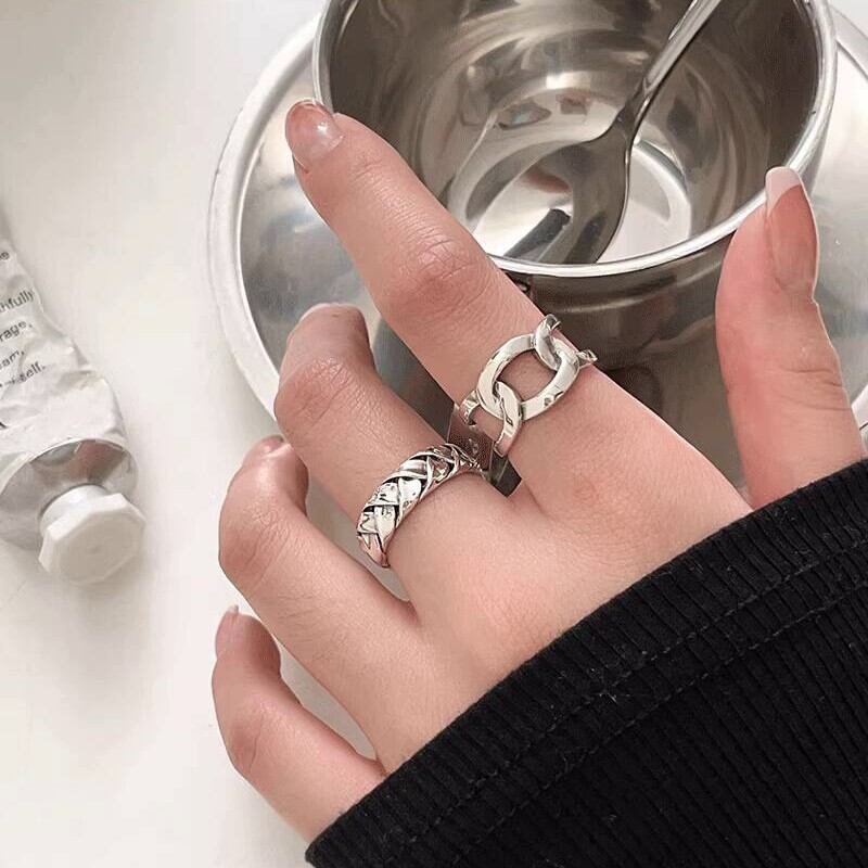 ツイストオープンリング A0129