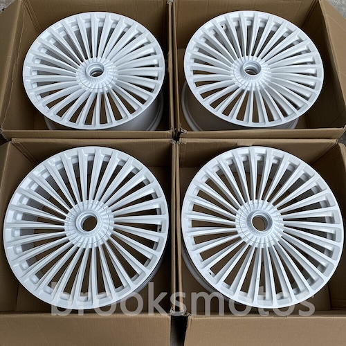 メルセデスベンツ W222 W223 Sクラス 22インチ NEWホワイトフォージドスタイルホイール BRN-1820