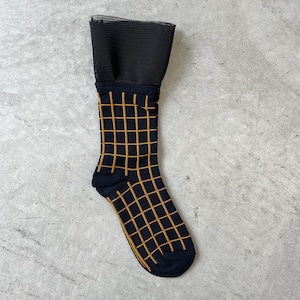 FAKUI / tulle check socks  FK-157