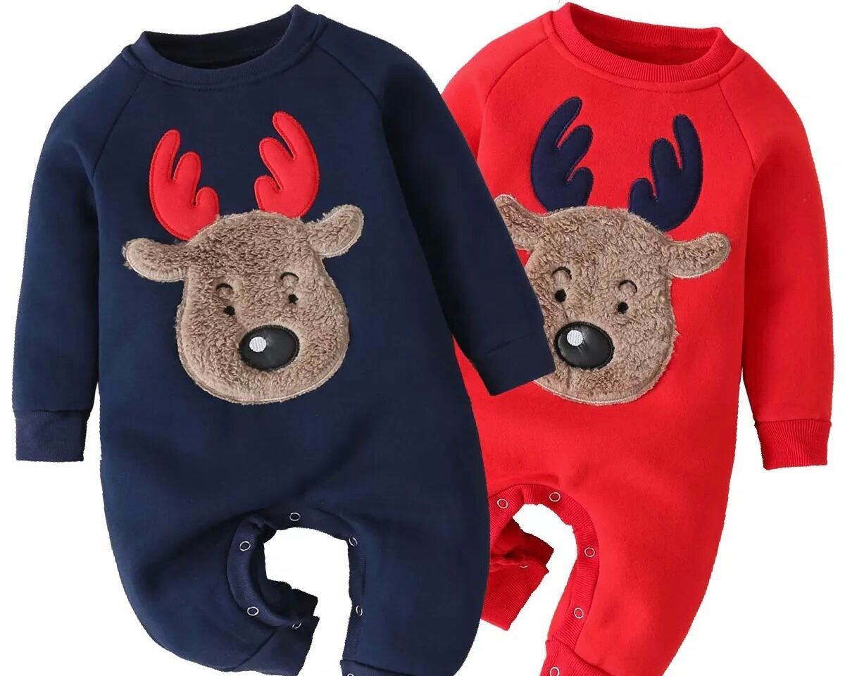ロンパース / 冬服 / 女の子 / 男の子 / 〜12ヶ月( A・B )