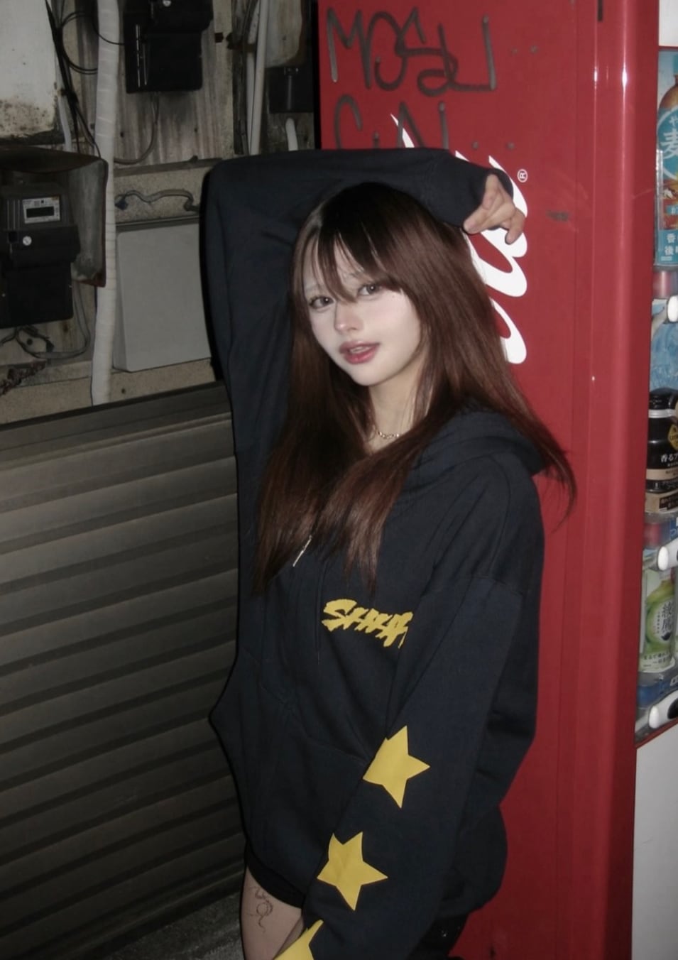 Shhh Design Zip Hoodie (Navy) | PAY ID