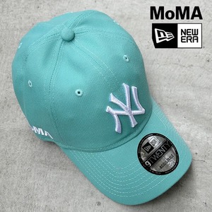 【ニューヨーク MoMA！】MoMA Design NY Yankees　ヤンキース ニューエラ MoMA限定キャップ Turquoise【163482-tur】