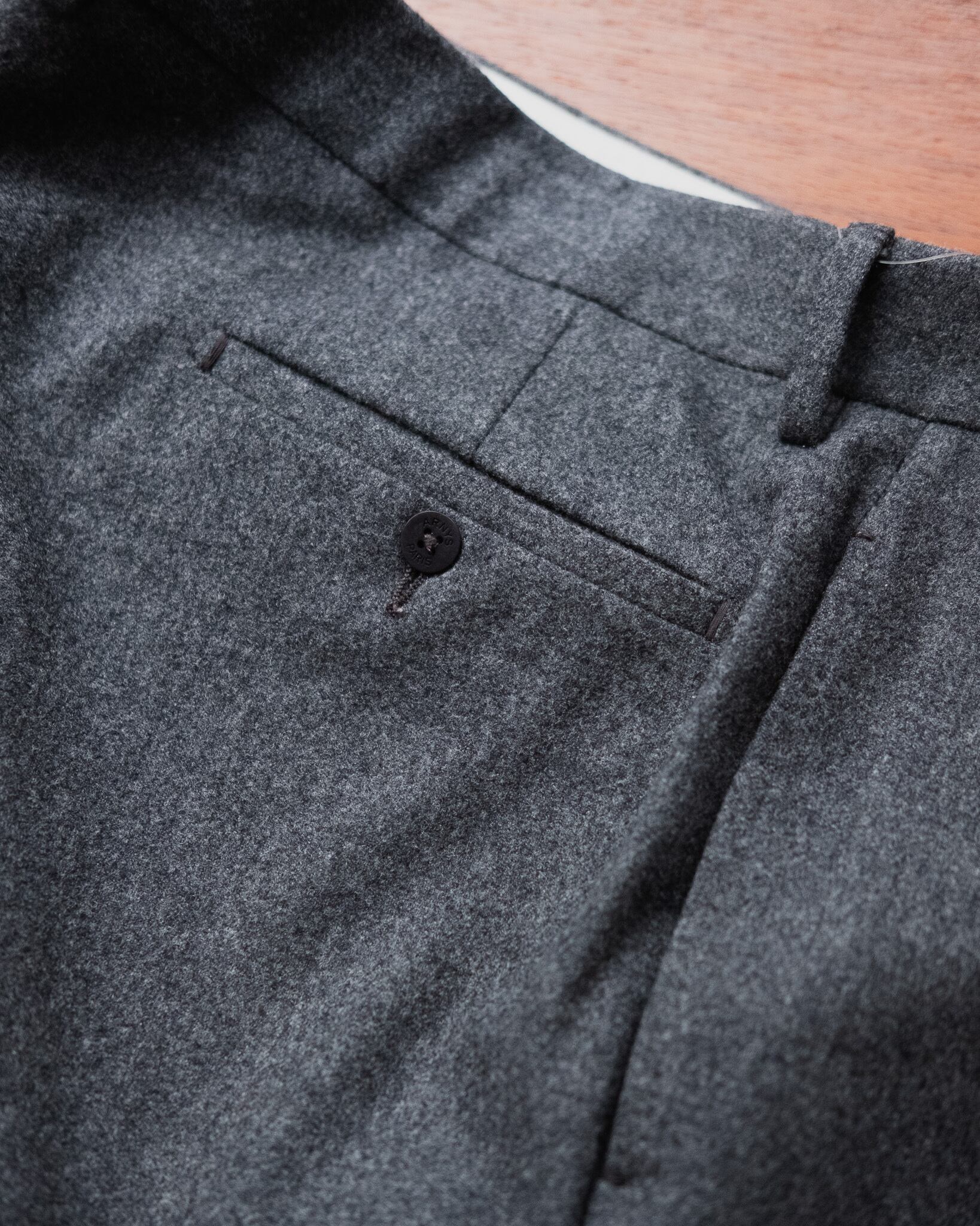 90's] “ARNYS PARIS” Super 100's Wool Tweed Trousers | recollection