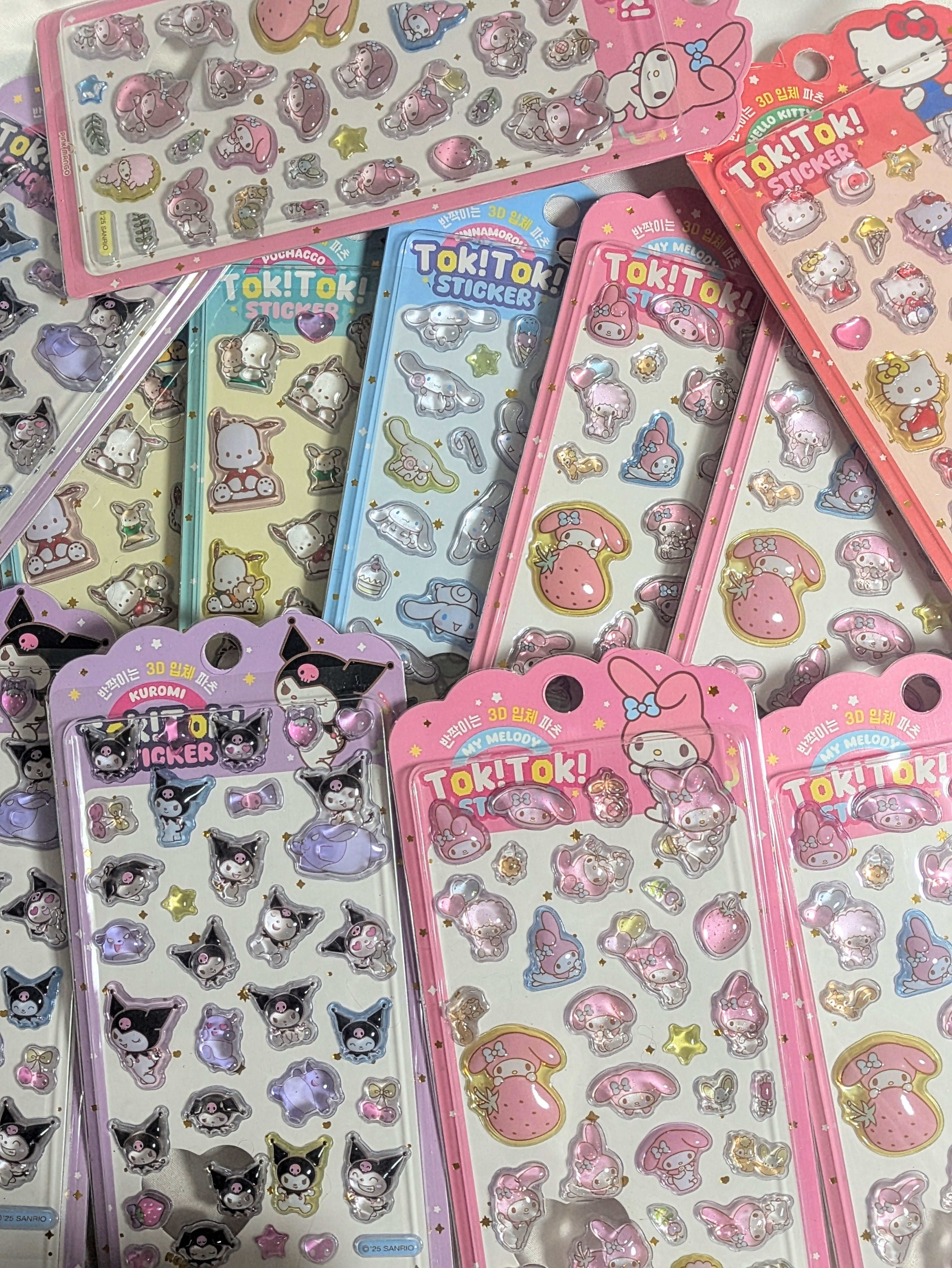 【即納】韓国限定サンリオ/tok!tok!ステッカーズ/シール
