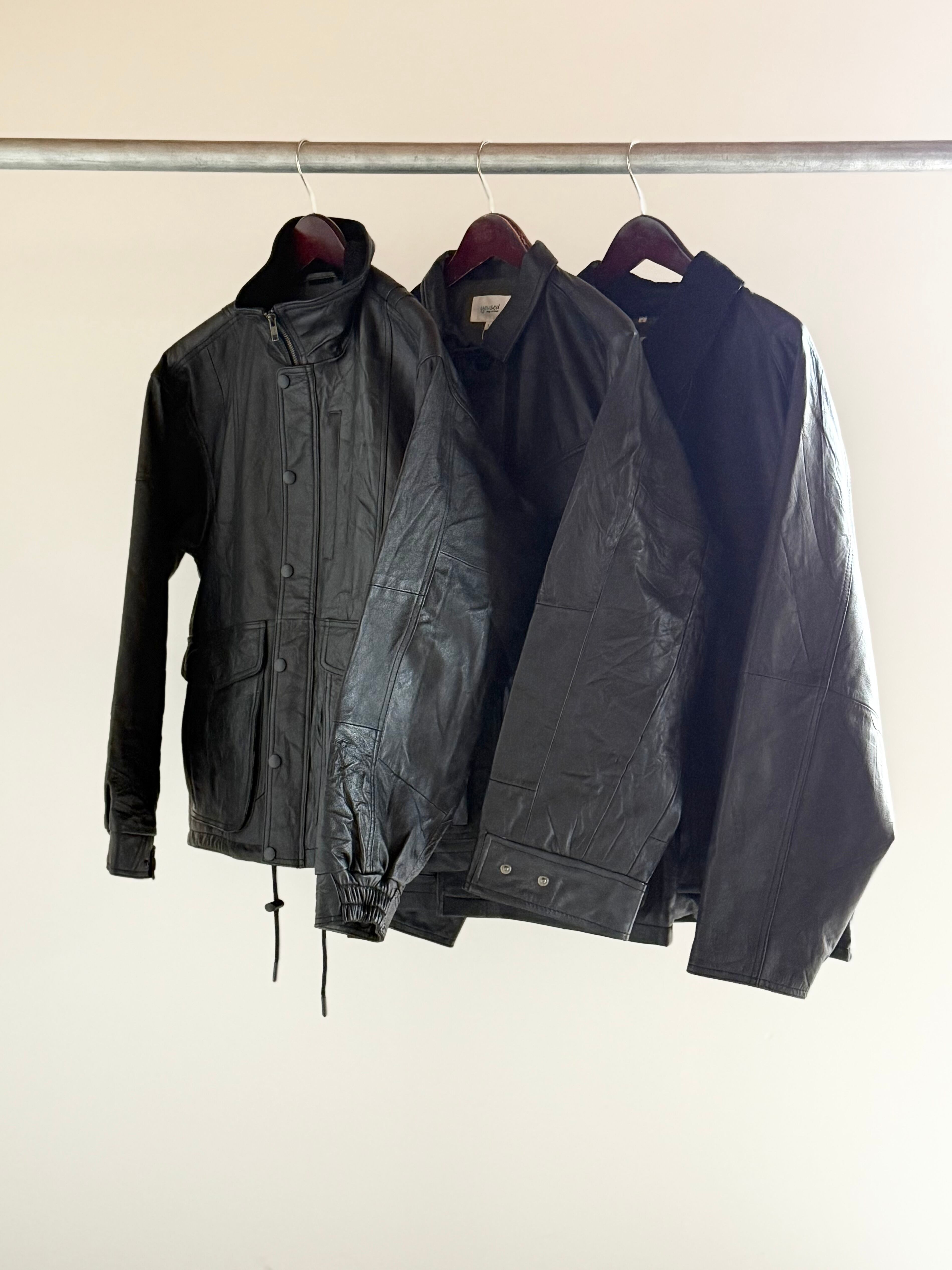 YOUSED【RETRO BAGGIES LEATHER JACKET】 | LARGE LAB TOWN