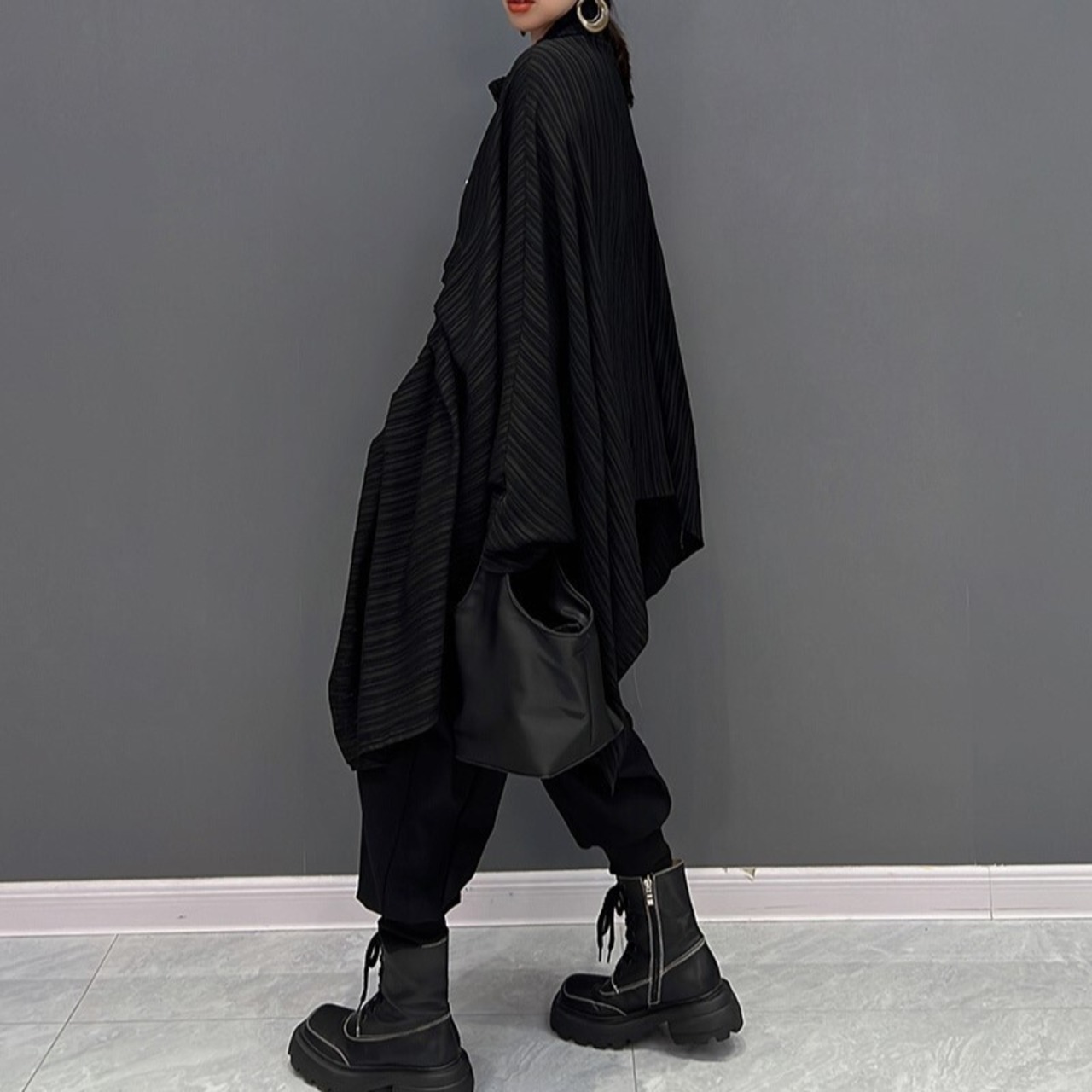 Batwing Sleeve Shirt / バットウィング スリーブ コウモリ袖 シャツ