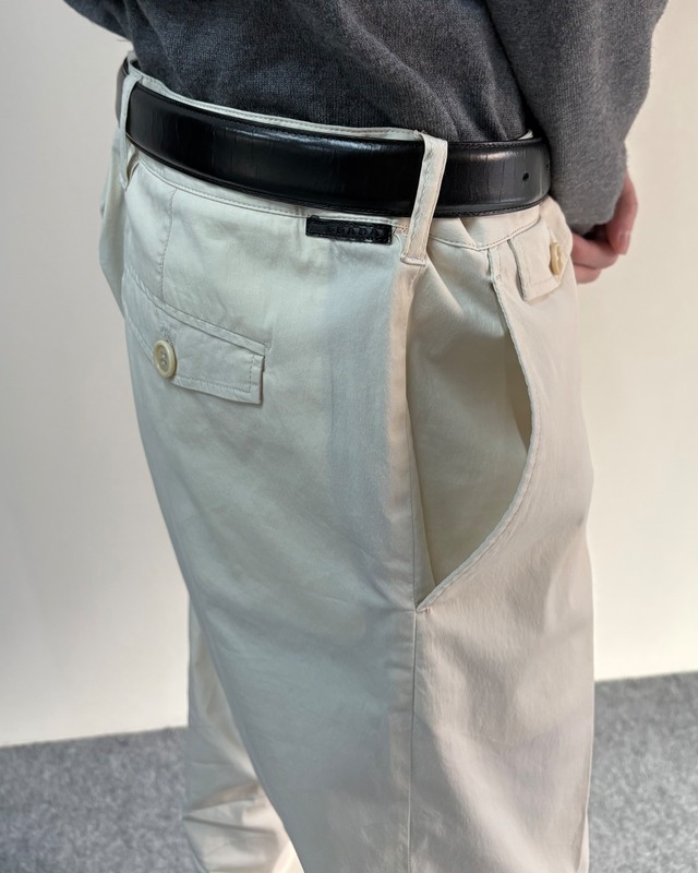 【PRADA SPORT】cotton tapered pants