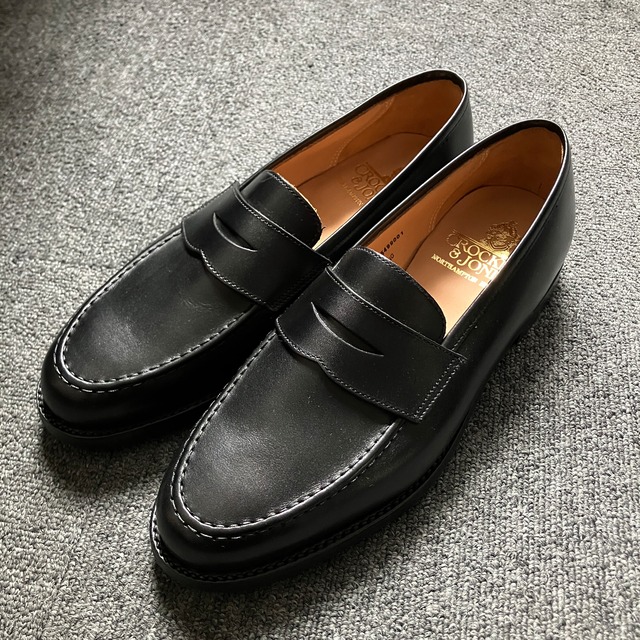 "未使用品" CROCKETT & JONES "BOSTON" COIN LOAFERS《6 E》