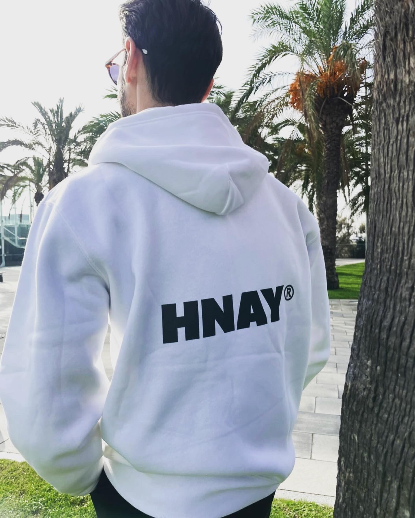 HNAY®️ Logo Zip-up Parka [White] | HNAY