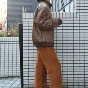 TRAPPER THERMOLITE lining lamb leather blouson