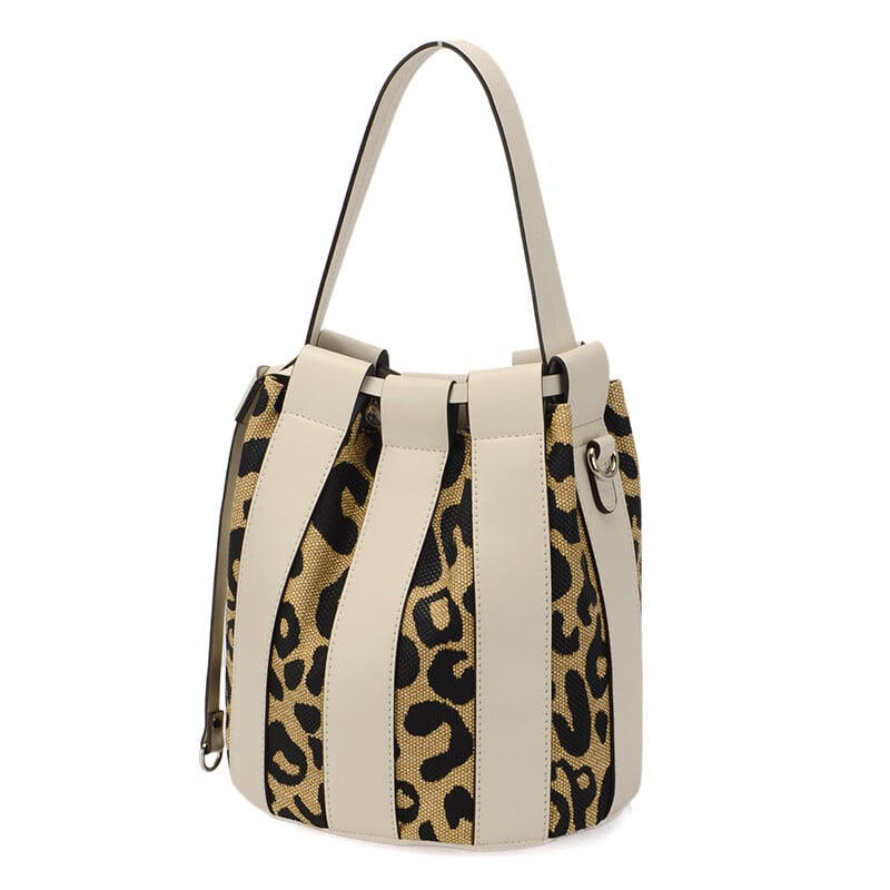 【SELECT】ヒョウ柄 ハンド・ショルダー 2WAYバッグ