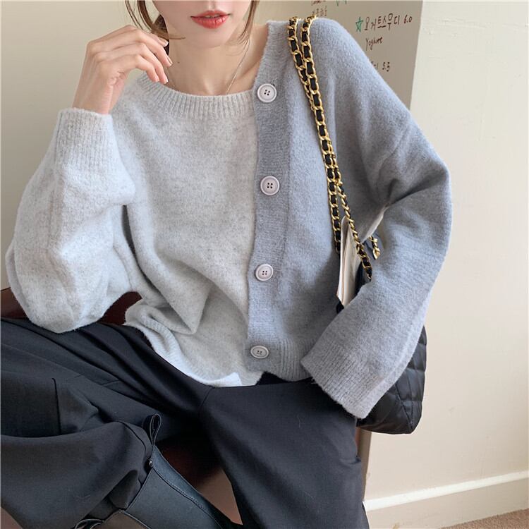 セーター ニット コート トップス カーディガン デザインセンス