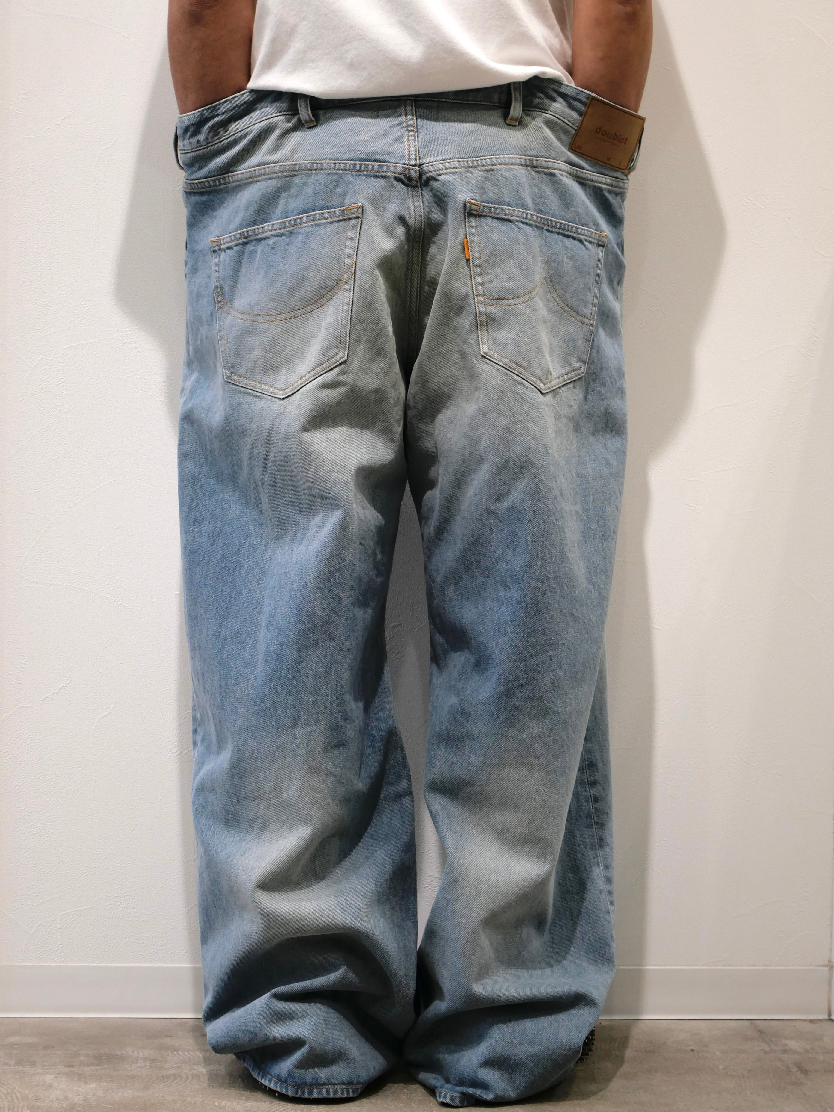 doublet FLOATING WAIST DENIM PANTS | CONSTRUCT1