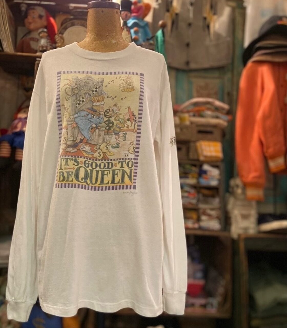 Toshihiro Aizawa様専用 1990s Mary Engelbreit printed long sleeve T 