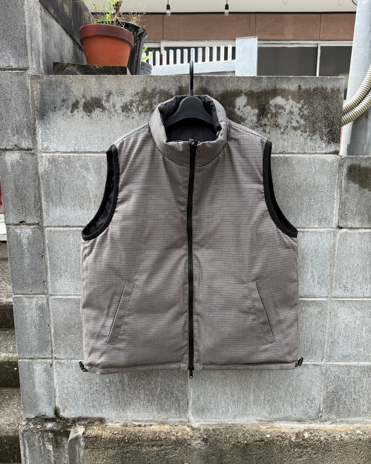 【meltum UNISEX】REVERSIBLE PUFFER VEST