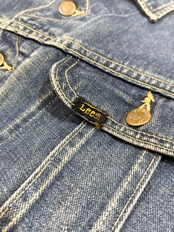 70s Lee "101-J" DENIM JACKET MADE IN USA Size 42-REGULAR