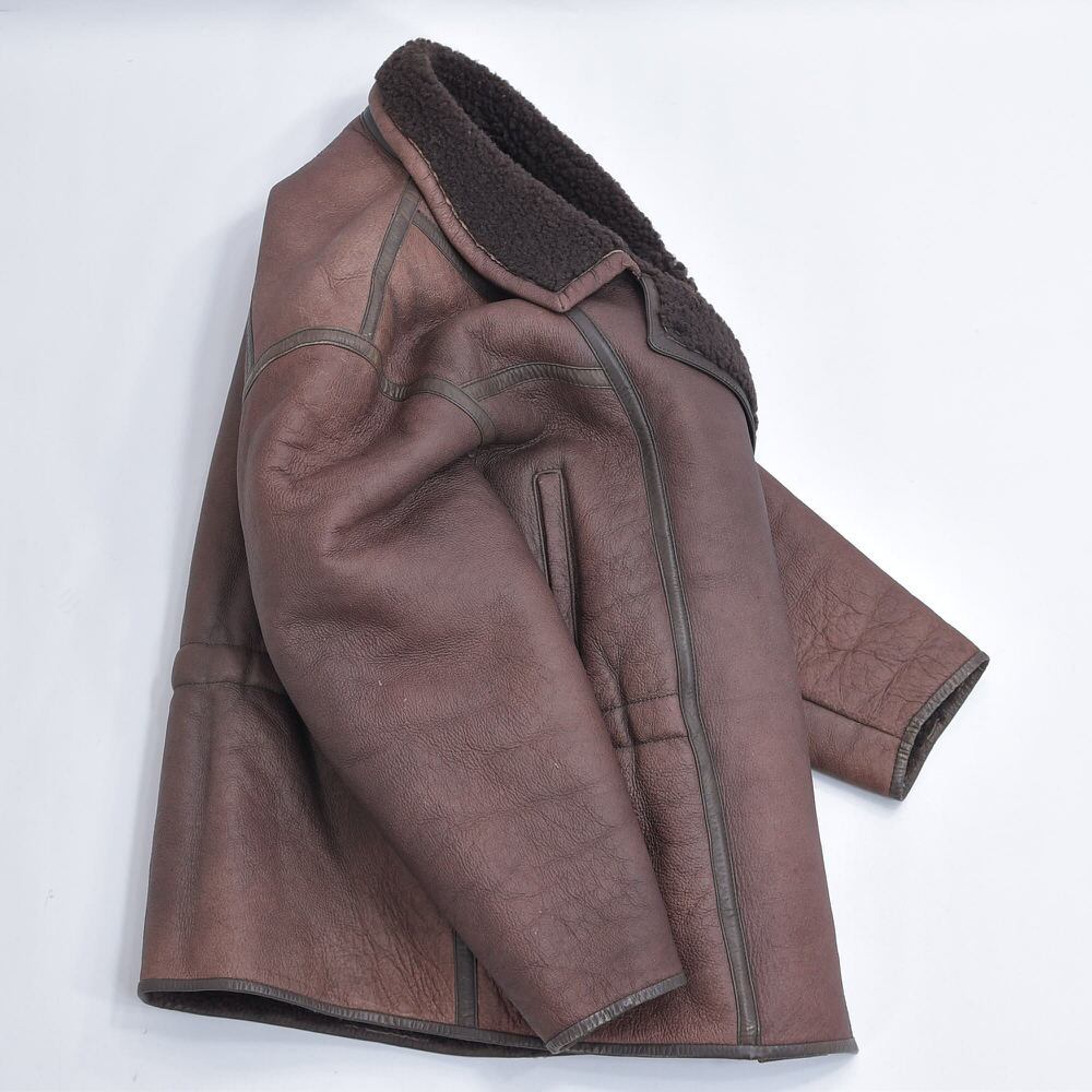 90s~ LEATHER WORKS ムートン コート 本革 レザージャケット 90s~ LEATHER WORKS ムートン コート 本革 レザージャケット
