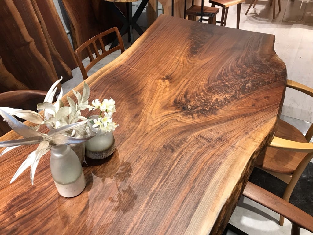 ウォールナット_2900×1000-900×55_横浜元町店_テーブル天板/一枚