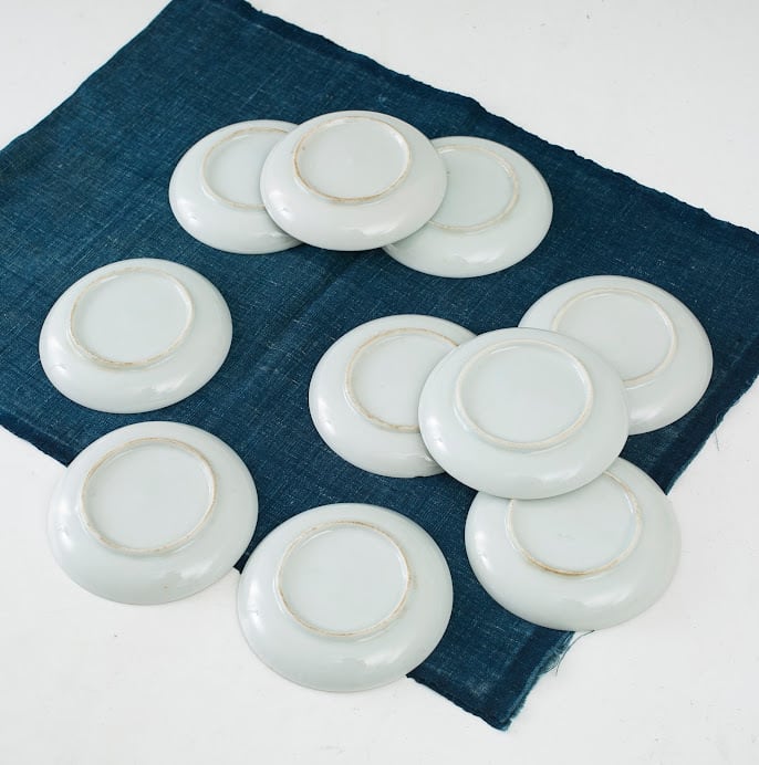 手描き　小皿　10枚セット 小皿 10枚 セット 手描き 小皿 10枚セット 手描き風のデザインが