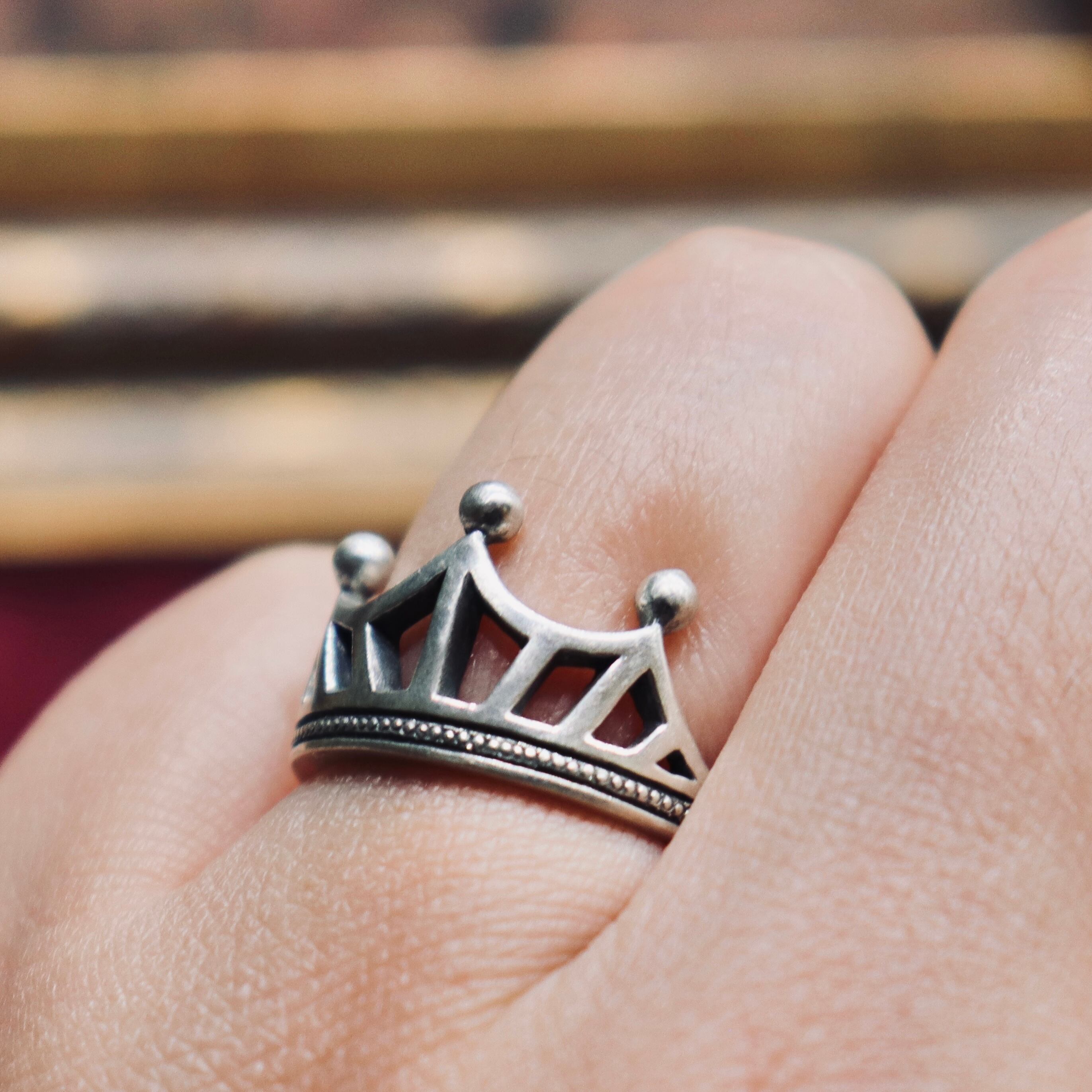 ⑤王冠RING中 Silver925 王冠の指輪 Crown Ring】シルバー925【受注生産】 | gocha x gocha