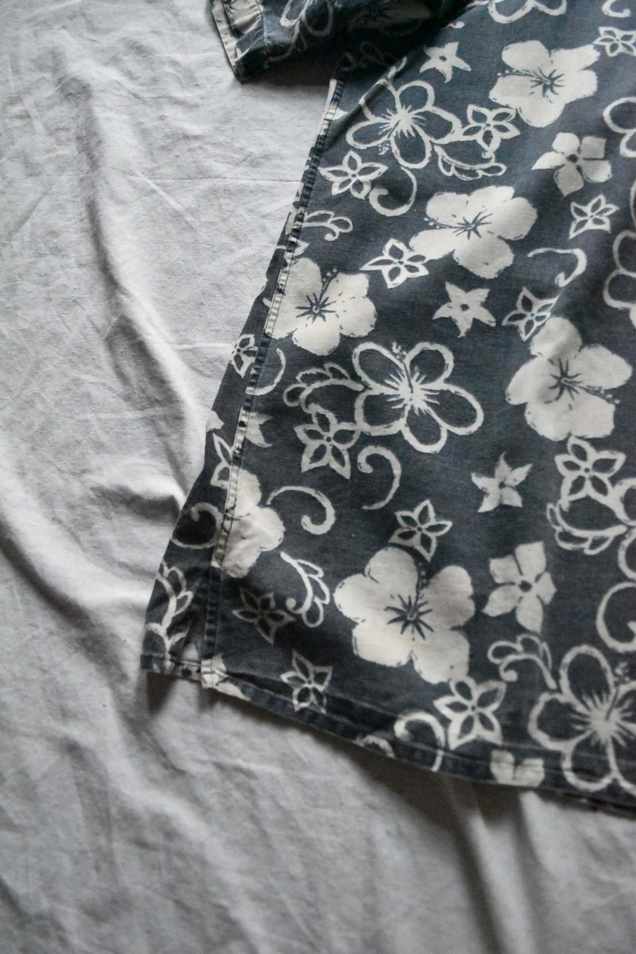 Cotton-Linen hawaiian shirt