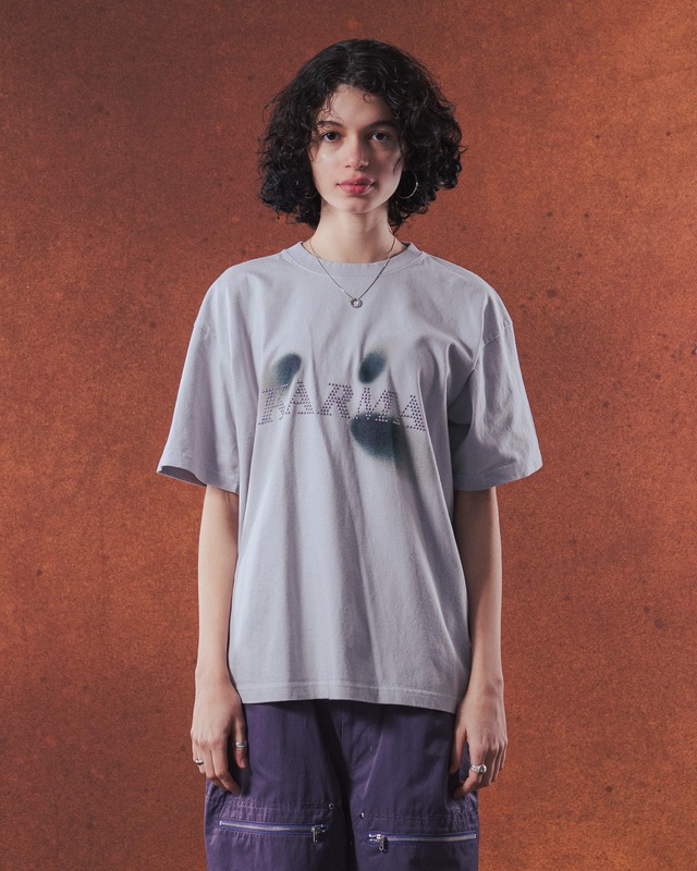 【 TAUPE トープ】KARMA LINESTONE TEE L.GRY