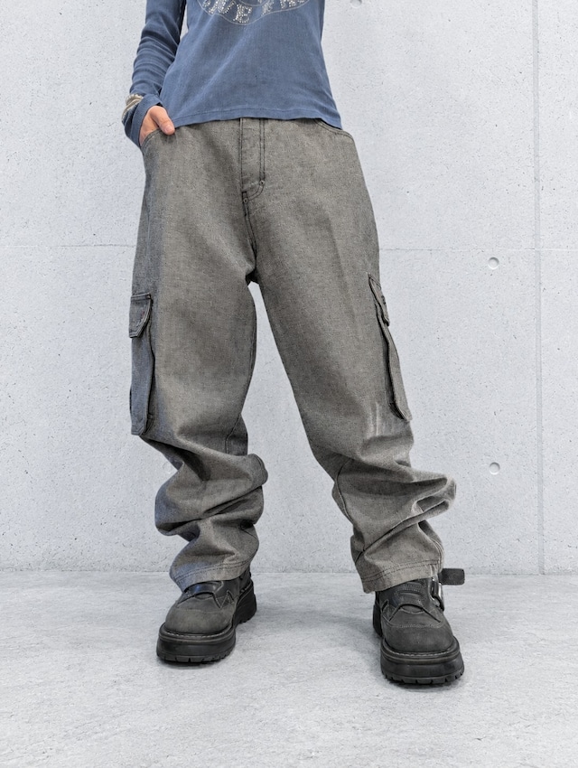 PJ MARK DENIM" denim cargo pants
