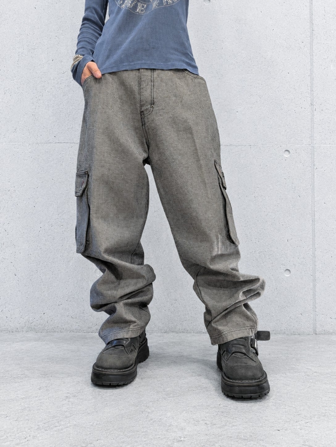 PJ MARK DENIM" denim cargo pants