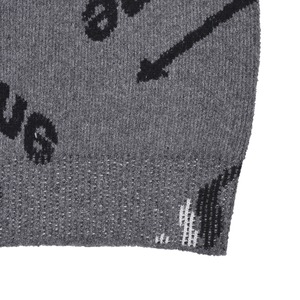 【WE11DONE】ALLOVER ARROW SELLDONE JACQUARD SWEATER  (BLUE)