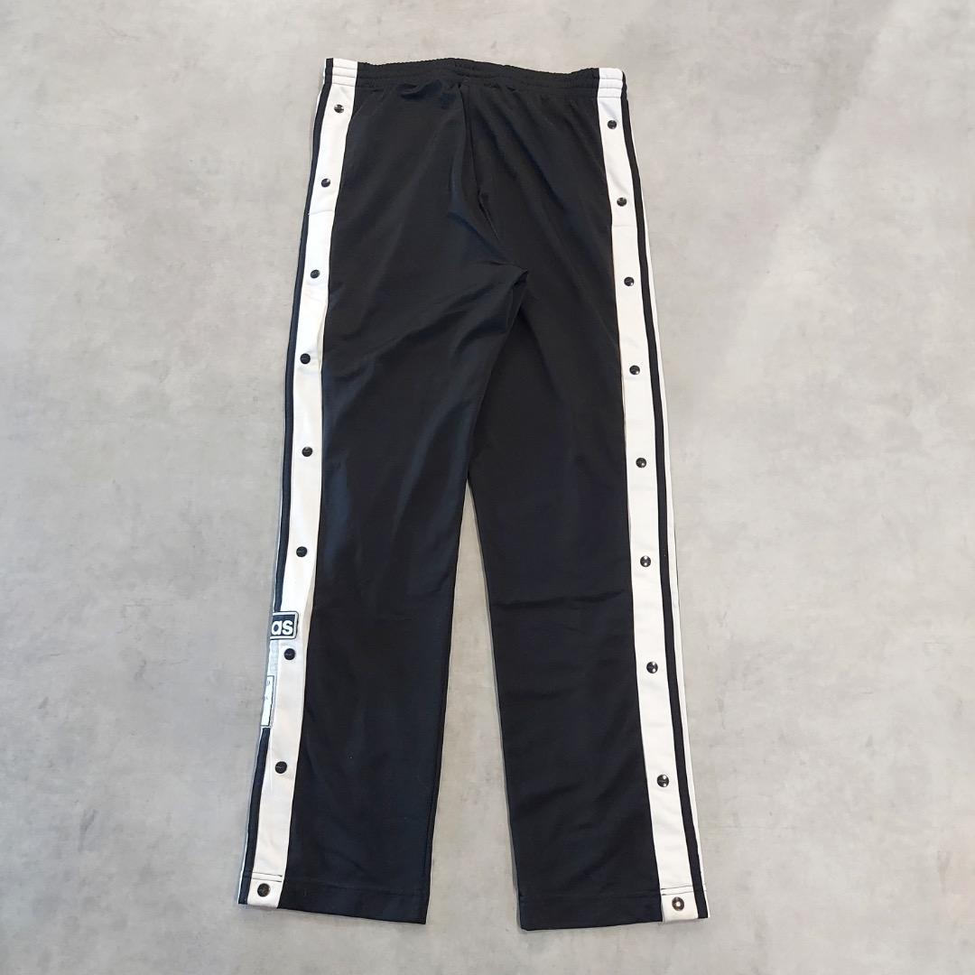 アディダス トラックパンツ ブラックピンク ジェニー ロゼ 黒 古着