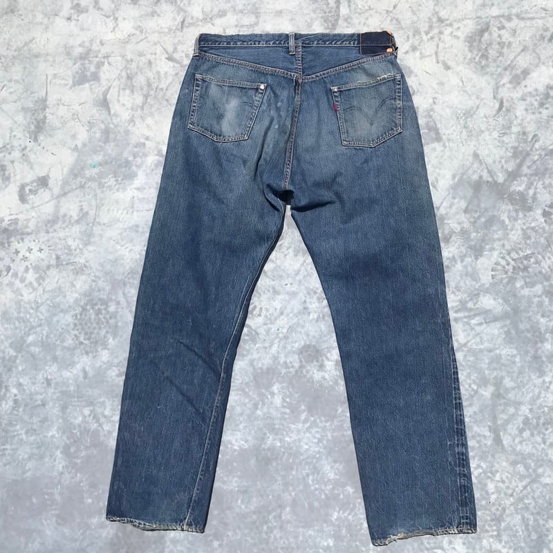 50's 60's LEVI'S 501XX リーバイス 紙パッチギャラ有 足長R 刻印14 隠しリベット BIG E オフセット 55モデル  ヴィンテージ オリジナル W38 | agito vintage powered by BASE