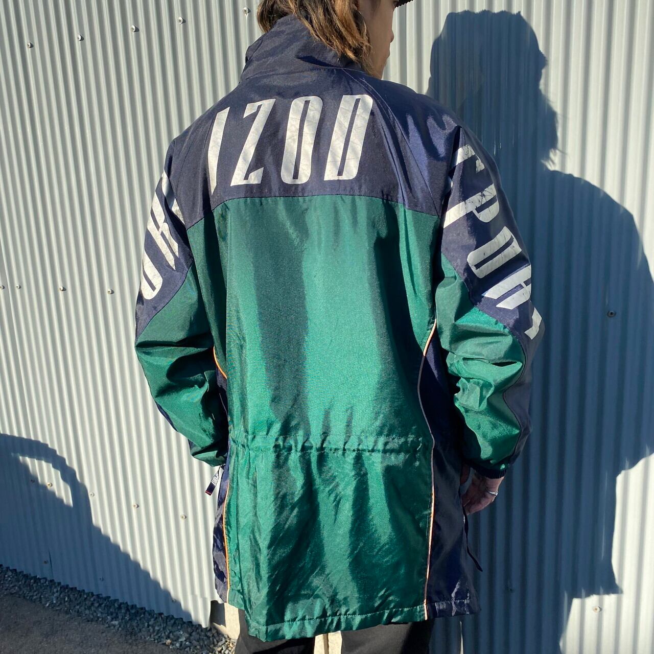 90年代〜 IZOD SPORT アイゾッド ビッグロゴ リフレクター ハーフ