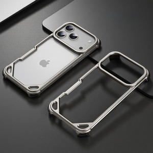 ◆iPhone17 Pro/Pro Max/Air◆ Aluminum Alloy Minimal Bumper Case / アルミニウム アロイ ミニマル バンパー スマホケース