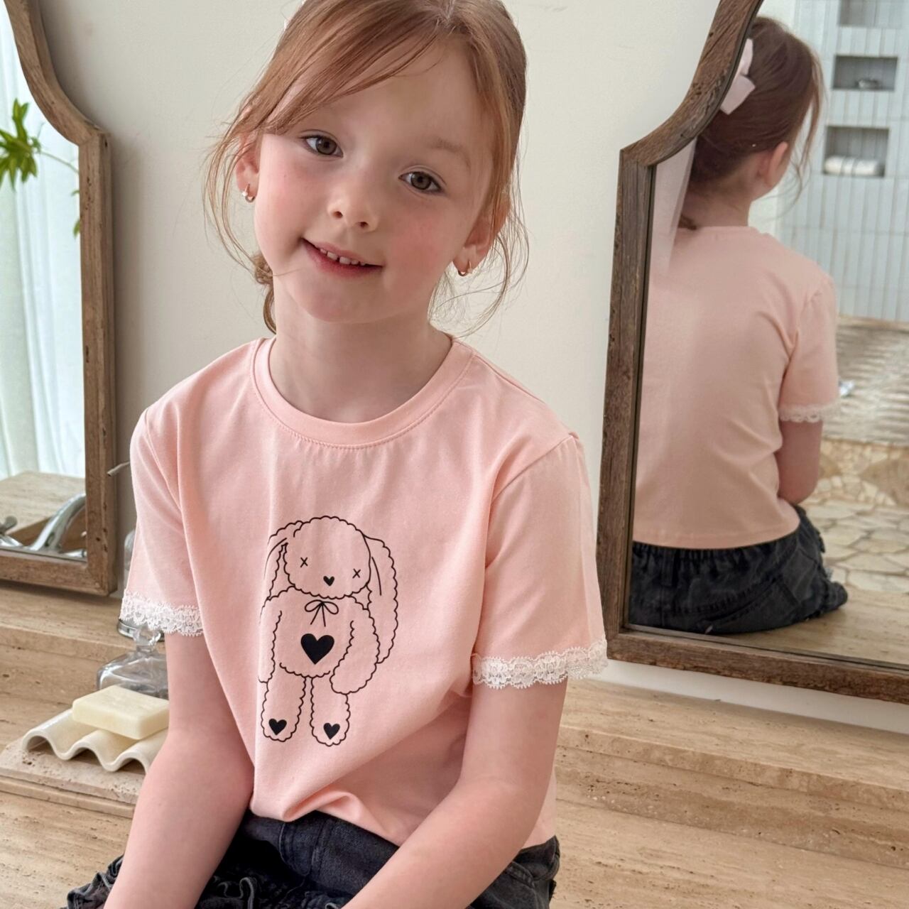 «sold out»«ジュニアサイズあり»«poisson» ゼリーカットソー 2colors