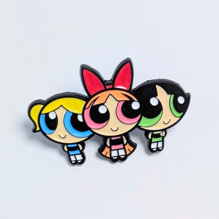 送料無料！ ★ピンズ PINS★ピンバッジ 【 The Powerpuff Girls ( パワーパフガールズ ) 】〚アメリカン雑貨 アメトイ〛