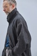 STILL BY HAND “ Linen mixed wool coat ( Melange Grey )”