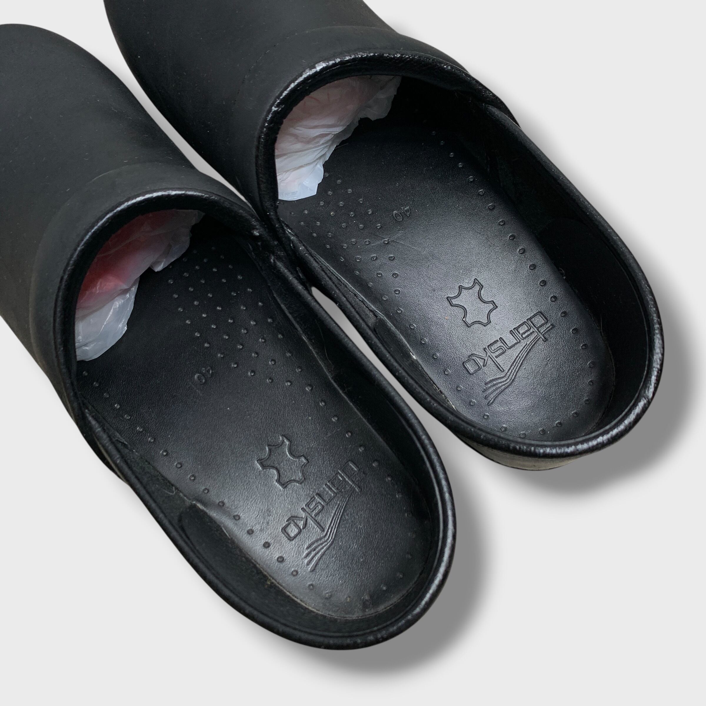 dansko☆ダンスコ☆プロフェッショナル☆クロッグサンダル☆黒☆25〜25.5 dansko ダンスコ プロフェッショナル クロッグサンダル 黒 25〜25.5