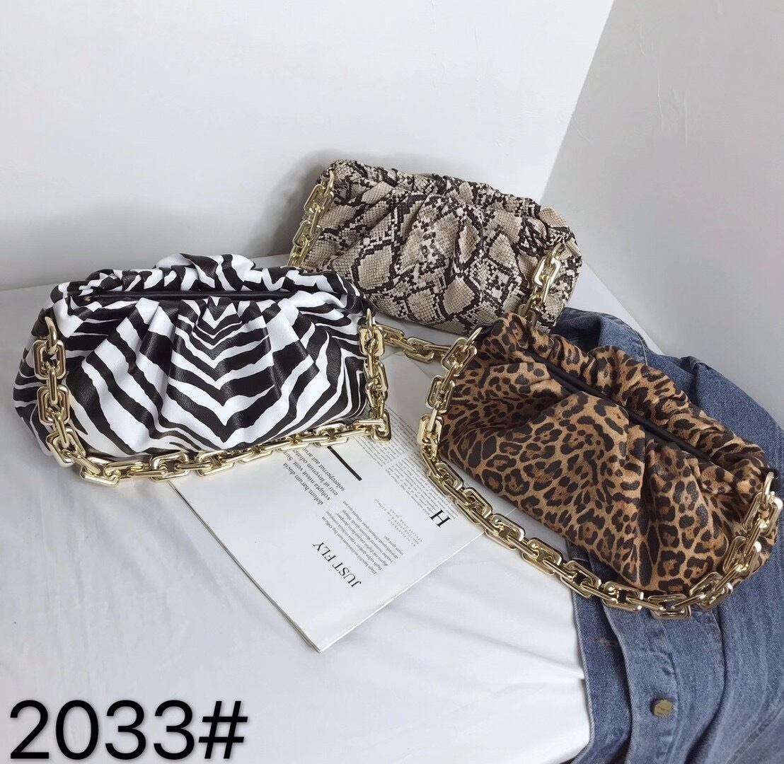 チェーン柄ミニバッグ