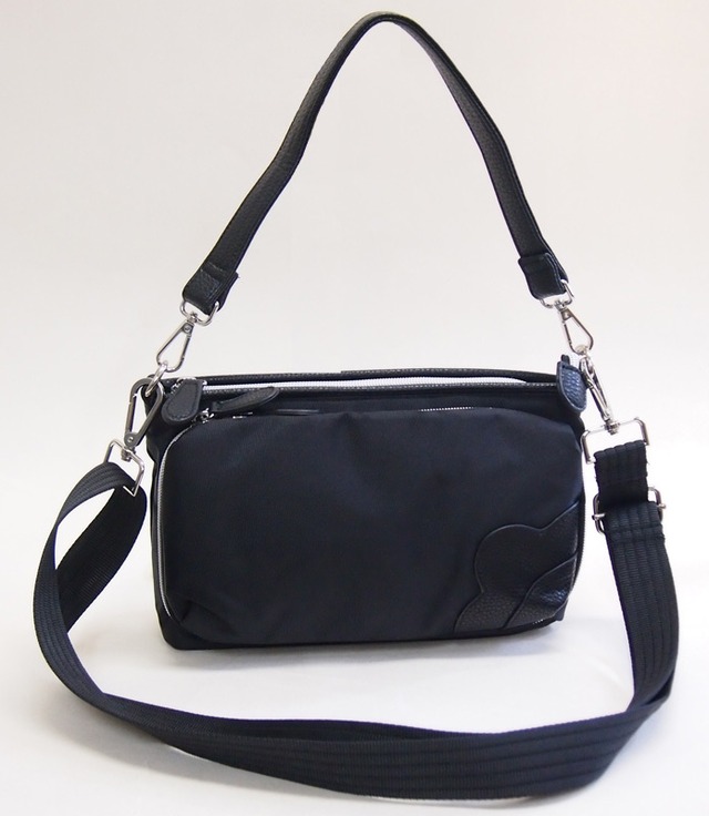 ハンド,ショルダー,斜めがけ 小さめ2Wayバッグ 花モチーフ 斜めがけポシェット フラワーショルダー